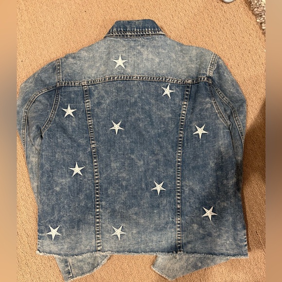 Velvet Heart Blue Denim Jacket with Star Detail - Picture 4 of 4